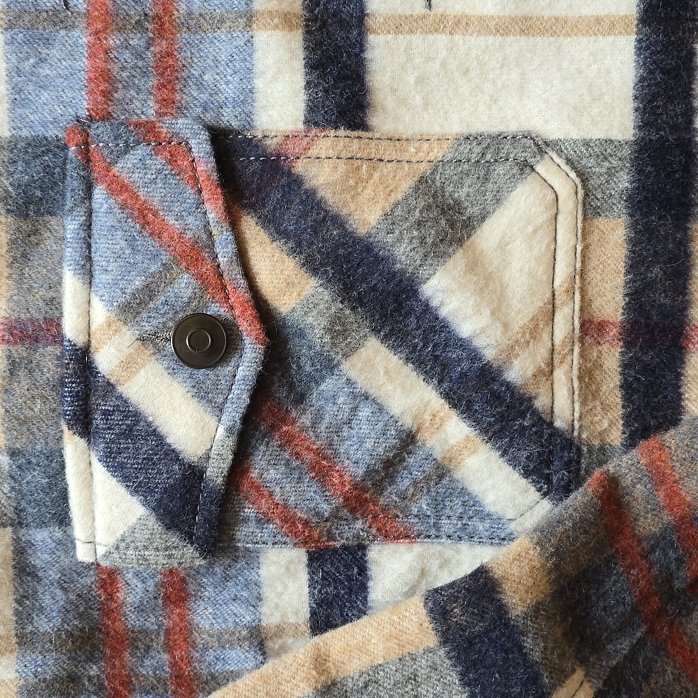 Zara, Shacket Wool Blend Plaid, Oversized, EUC, Women's M - Picture 8 of 12